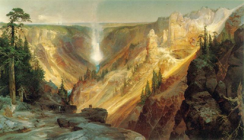 Thomas Moran Grand Canyon of the Yellowstone Sweden oil painting art
